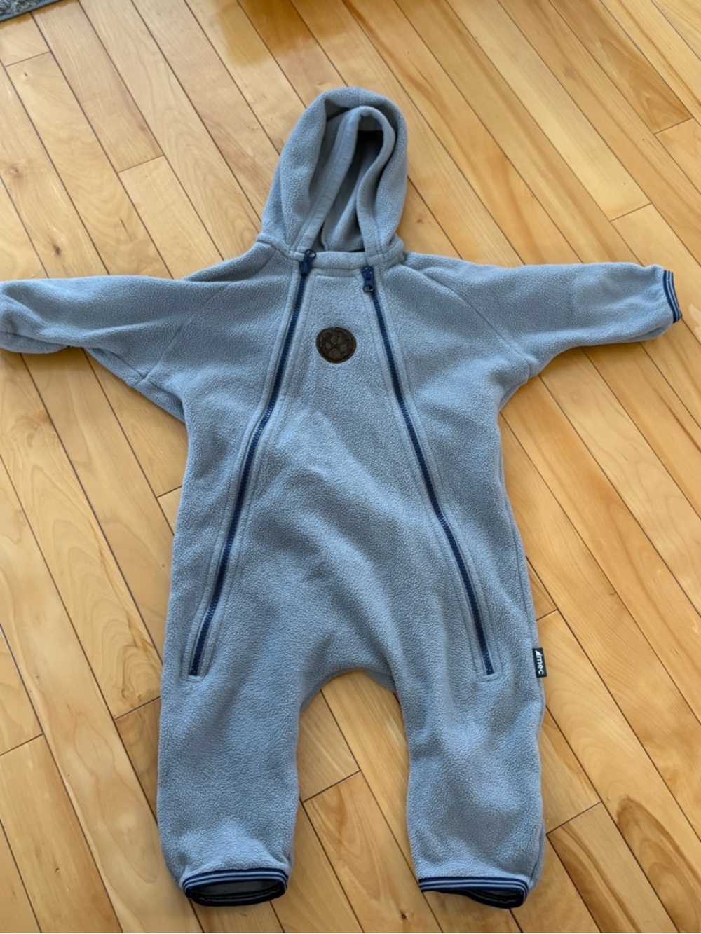 MEC Fleece Bunting Suit Grey 3-6 months